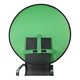 thumbnail image 1 of Telón de fondo de cámara web portátil con pantalla verde para chats de videoconferencia, zoom, Skype, videollamadas, Chromakey (142cm/4,65 pies, doble cara Gre kaili Sencillez, 1 of 2