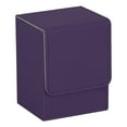 thumbnail image 4 of Trading Card Deck Box, Playing , Premium PU Leather Card Deck Case Violet, 4 of 7