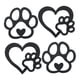 thumbnail image 5 of 4 piezas Wood Wall Art Amantes de perros Regalos Artesanías decoraciones de cachorros Caracteres Decoración de la sala del perro para la sal, 5 of 9