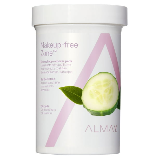 120 Count, Almay Oil Free Gentle Eye Makeup Remover Pads
