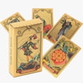 thumbnail image 4 of Juego de cartas Gold Foil Tarot para fiesta familiar, 4 of 5
