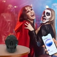 thumbnail image 3 of Altavoces Bluetooth Inalámbricos, Esqueleto Cráneo Portátil Bluetooth 4.0 Altavoz Inalámbrico 15W con Radio Fm Recargable 1200Mah, Decoración de Halloween Esqueleto, 3 of 5