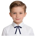 thumbnail image 1 of Odeerbi Niños Niñas Pre-Atado Corbata Elástica Corbata Cuello Bowknot Accesorio de Uniforme Escolar, 1 of 6