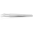 thumbnail image 2 of Knipex Stainless Steel SMD Positioning Tweezers, Angled, 4.75", 2 of 4
