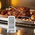 thumbnail image 3 of Digital Meat Thermometer, 2 Temperature Probes Food Thermometer for Outside Grill, Waterproof Cooking Thermometer White/Silver, 3 of 6