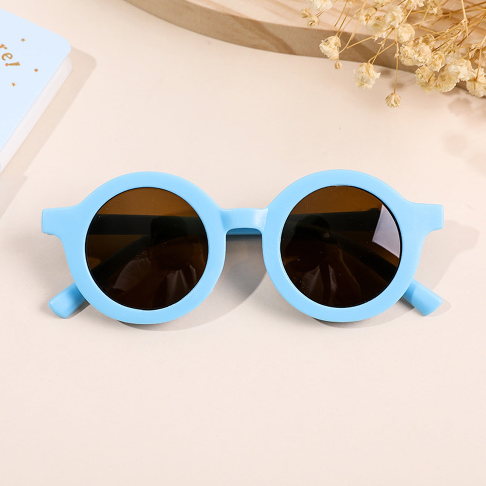 Buy 8 Pairs Kids Sunglasses Round Retro Circle Sunglasses for Toddler Girls  Baby Sunglasses, Age 3-10 (Elegant Color) at Amazon.in