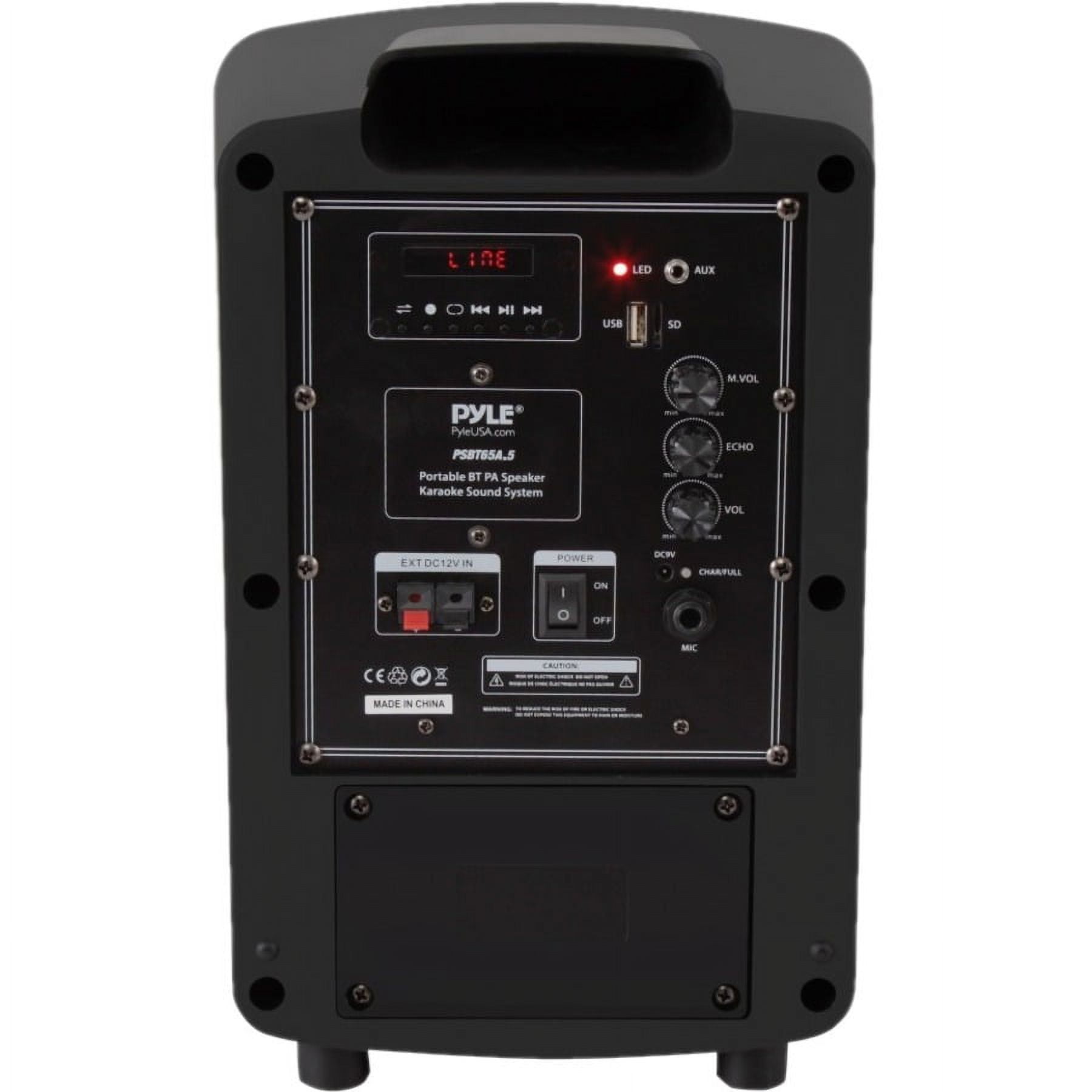 Pyle PSBT65A Compact Portable Bluetooth PA Speaker Walmart