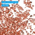 thumbnail image 2 of Uxcell Crushed Glass Glitters Colorful Irregular Glass Chips Chunky Light Red, 2 of 7