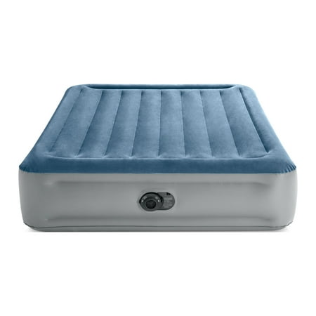 Intex 15 Essential Rest Dura-Beam Airbed Mattress with Internal Pump Included - QUEEN