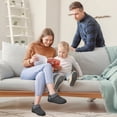 thumbnail image 3 of Ablanczoom Women Slippers Comfy Memory Foam Houses Slippers Fuzzy Indoor Outdoor No-slip Winter Shoes, 3 of 7