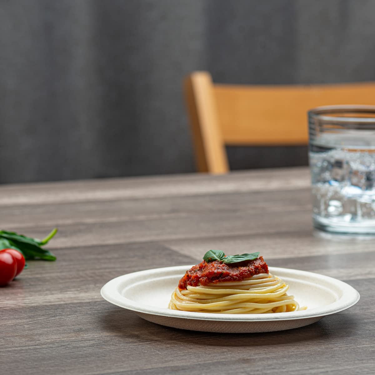 Gusto 7 Inch Compostable Paper Plates, 125 Count photo 4