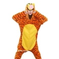 thumbnail image 2 of Mono de tigre Unisex, disfraz de Animal para adultos, pijamas de felpa para niños, monos de Cosplay de una pieza, Halloween, Navidad, disfraz familiar, 2 of 4