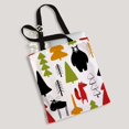 thumbnail image 2 of Bolsa de lona ABPHQTO Colorido lindo animales y árboles N bosque reutilizable 36x41 cm, 2 of 2