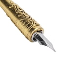 thumbnail image 1 of Feather Quill Pen And Ink Set, Feather And Stainless Steel Quill Pen And Ink Set Feather Pen Witth European Style for Art Craft Collection, 1 of 7