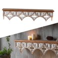 thumbnail image 4 of Wall Shelf Storage Rack Rustic Hanging Retro for Office Home Hallway Decor 80cmx18cmx17cm, 4 of 8