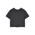 thumbnail image 2 of Betty Boop Womens Grey Cropped Short Sleeved T-Shirt, 2 of 5