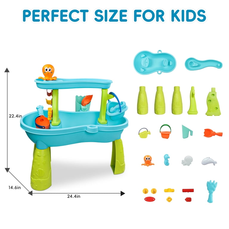 KOPPOP Splash Pond Toddler Water Table with Accessories photo 4