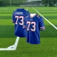 thumbnail image 3 of Camiseta de fútbol americano de Buffalo, ropa deportiva, camisetas de equipo de entrenamiento, Bill Allen, número 10, serie de números impresos en 3D, las camisetas más vendidas, 3 of 5