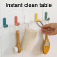 thumbnail image 3 of Wall Adhesive Hooks Heavy Duty, Waterproof Self Adhesive Hooks Reusable Ceiling Adhesive Hooks,2438, 3 of 5