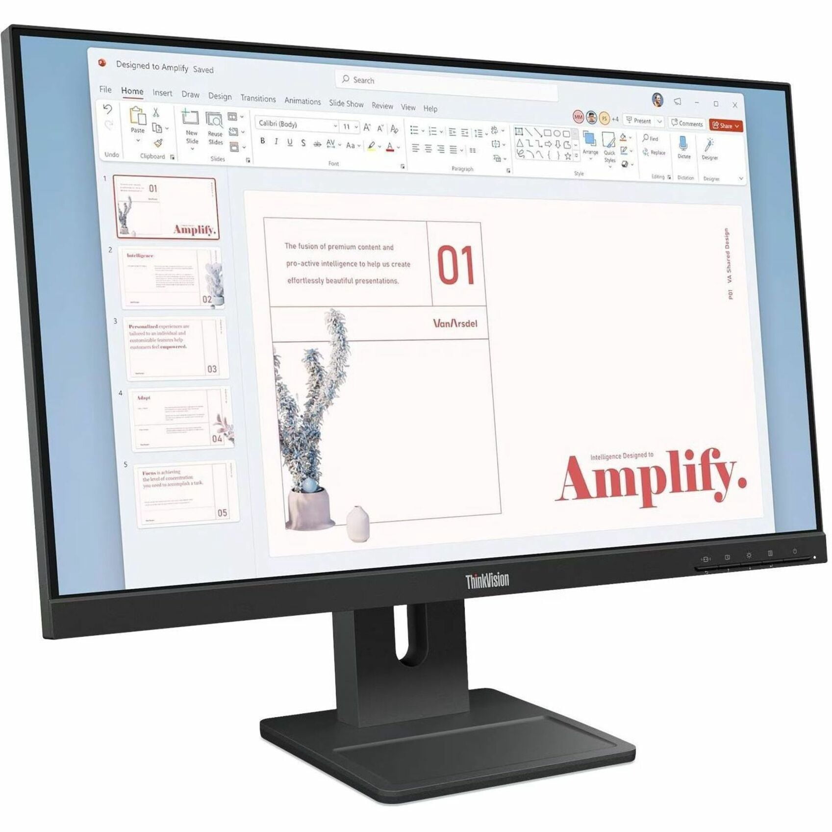 Lenovo ThinkVision M14 Monitor - 14