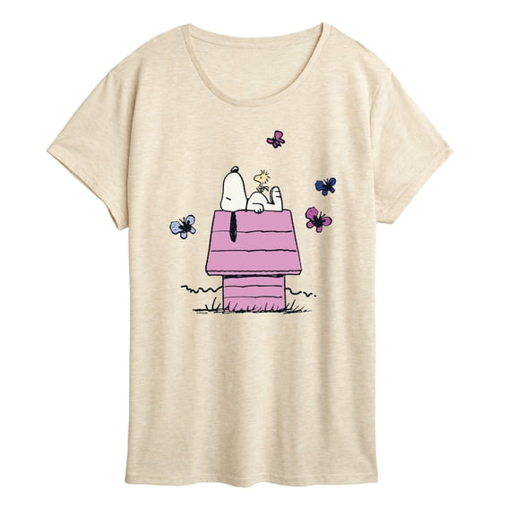 Peanuts - Snoopy Doghouse - Women's Short Sleeve Graphic T-Shirt