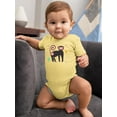 thumbnail image 2 of Funny Kiddie Baboon Drawing Bodysuit Infant -Image by Shutterstock,  12 Months, 2 of 4