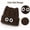 Coffee, variant on Women's Owl Ear Knit Beanie Hat Cute Animal Face Winter Warm Knitted Cap Fuzzy Lined Ski Hat for Fall Winter