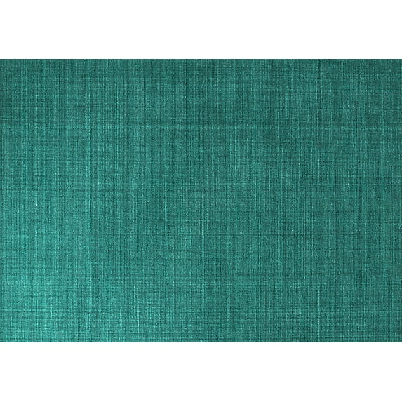Ahgly Company Machine Washable Indoor Rectangle Oriental Turquoise Blue Industrial Area Rugs, 3' x 5'