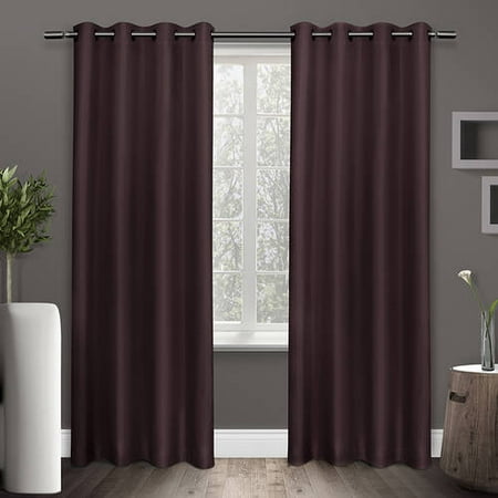 UPC 642472004089 product image for Amalgamated Textiles USA Shantung Faux Silk Thermal Grommet Top Window Curtain P | upcitemdb.com