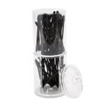 thumbnail image 3 of Unique Bargains Upper and Lower Combination Acrylic Cotton Swab Jar for Bathroom Clear, 3 of 6