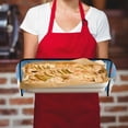 thumbnail image 5 of Yayeee Double Oven Mitt Kitchen Heat Resistant Baking 35" x7" Quilted Glove, Snow Mountain, 5 of 6