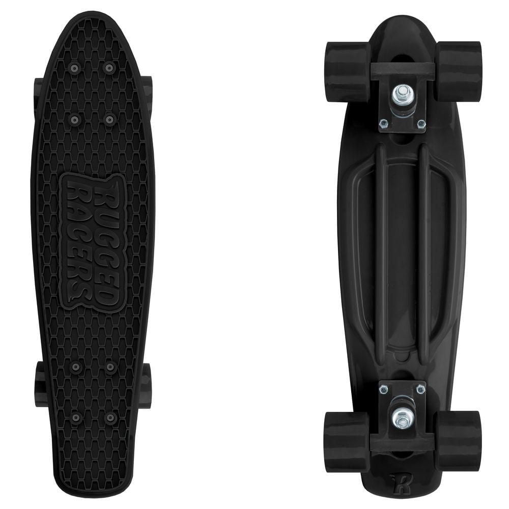 Rugged Racer 27" Skateboard Cruiser, Black