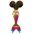 thumbnail image 3 of Zoe Mermaid Unicorn Doll with Afro Puffs  - 16 inch, 3 of 4