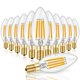 thumbnail image 1 of Bombillas LED Hizashi, 60 W, 2700 K, E12, candelabro, paquete de 12, 1 of 8