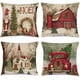 thumbnail image 1 of Fundas de Almohada Hlonon Navidad 40 cm x 40 cm Juego de 4 Algodón, 1 of 7