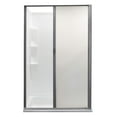 thumbnail image 1 of RecPro RV Retractable Rolling Shower Door Replacement | Woven Mesh with Vinyl (Platinum, 36" x 57"), 1 of 4