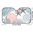 thumbnail image 2 of GZHJMY Car Front Windshield Sunshade UV Heat Protection, Foldable Auto Windshield Sun Visor for Sedan SUV Seamless Yellow Pear, Car Sunscreen Blocks UV Rays Heat 51x27.5inch Keep Vehicle Cool, 2 of 5