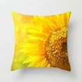 Zippe Pillowcase Size Sunflower Farmhouse Pillow Covers 18x18 Hello