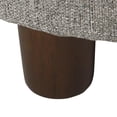 thumbnail image 4 of Otomana Benzara redonda de madera con tapa abatible, 4 of 6