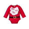thumbnail image 1 of ZAXARRA Christmas Playsuit, Letter Short/Long Sleeve Romper, 1 of 9