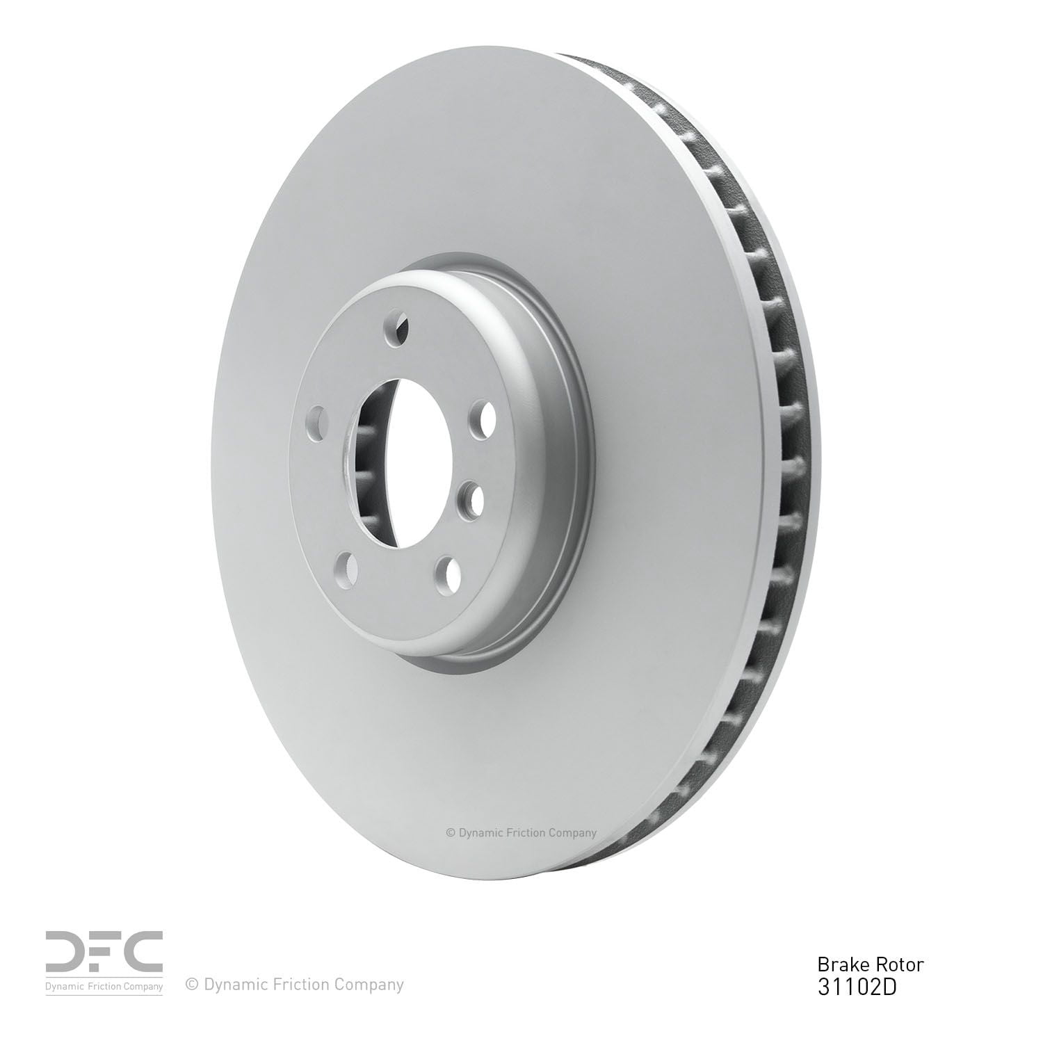 Front Right Dynamic Friction Company GEOSPEC Coated Brake Rotor 604-31102D (1)