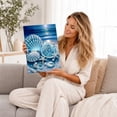 thumbnail image 5 of DIY Ocean Wave Pearl Diamond Painting Art Kit with Frame, Beach Pearl Beads Art Craft for Adults Beginner, Gemstone Diamond Dots Beads for Home Wall Decor, 5 of 8