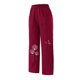 thumbnail image 4 of Gibobby pantalones colombianos de mujer Pantalones casuales de color sólido para mujer Pantalones con bolsillos en la cintura elástica Pantalones de pierna ancha (Vino, S), 4 of 5