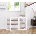 thumbnail image 6 of STAROUS Extra Wide and Tall Dog gate for Dogs, 80-inch Wide,30 inches Tall, 4 Panels, White (4 Pannels), 6 of 7