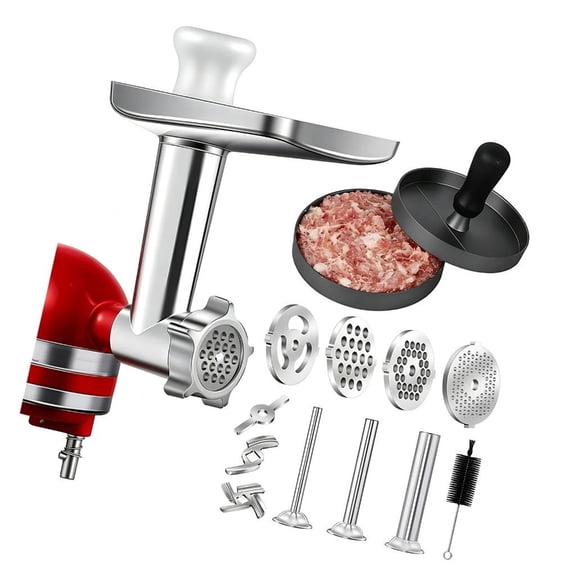 Aluminum Meat Grinder And Sausage Stuffer Attachment For Kitchen Stand Mixers