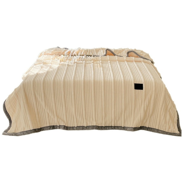 Manta polar para sofá o sillón, manta acogedora para la siesta en la oficina, chal ligero para interiores con aire acondicionado, funda de cama de suave forro polar coral para relajarse.