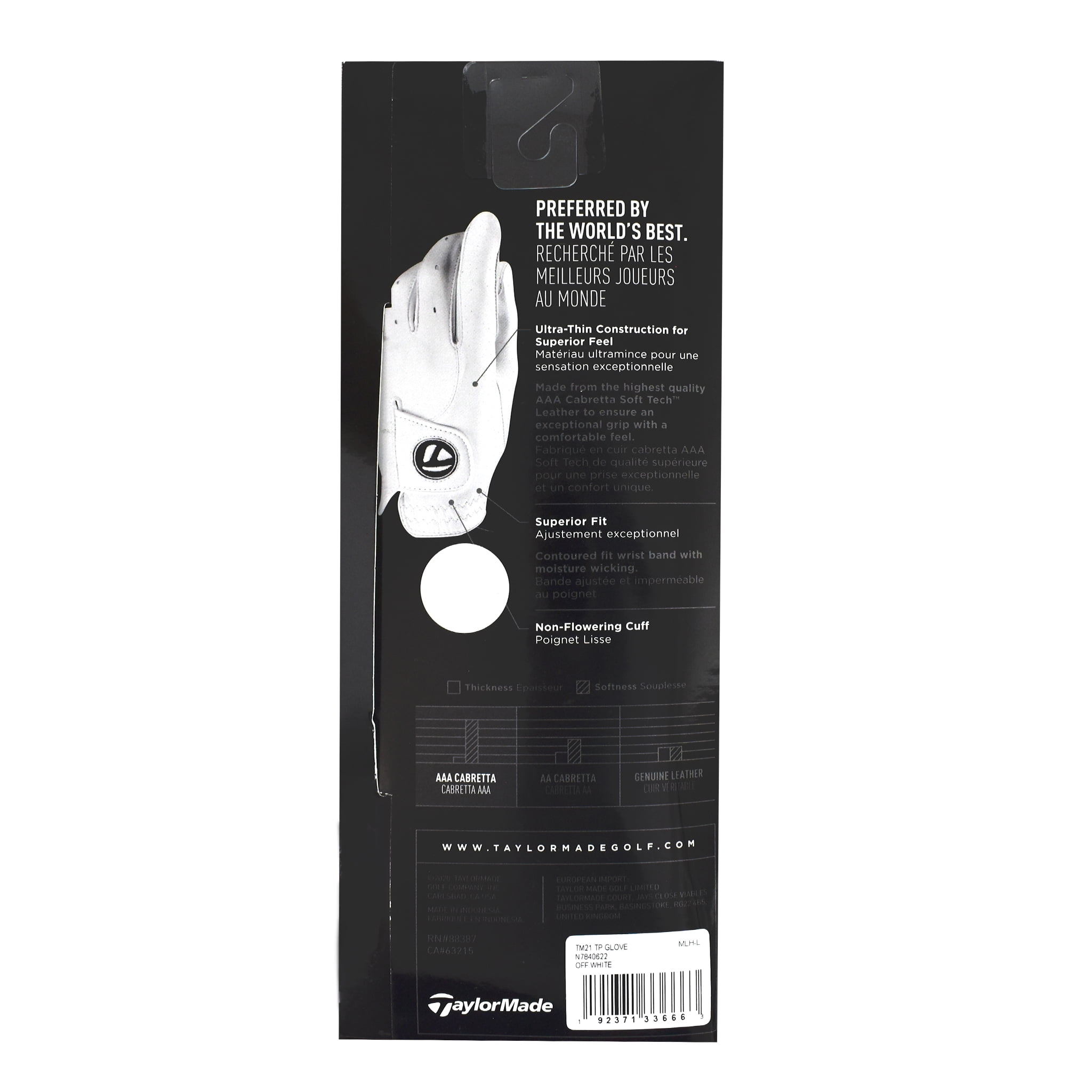 Taylor Made Tour Preferred 2021 Glove (Men's, LEFT, SMALL) Golf NEW