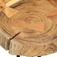 thumbnail image 6 of vidaXL Coffee Table End Table with Iron Legs 4 Trunks Solid Wood, 6 of 9