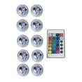 thumbnail image 1 of Under Water Led Light IP68 Waterproof Battery Operate RGB Submersible For Swimming Pool Fish Tank Pond Wedding Party Decoration ,Easy to Install, 1 of 7