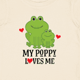thumbnail image 4 of Inktastic My Poppy Loves Me Grandson Frog Boys Baby T-Shirt, 4 of 5
